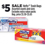 New Hefty Trash Bag Coupon – Great Deal At Dollar General This Week!