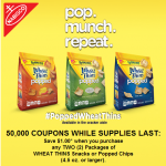 April Nabisco Coupon – Save $1 On 2 Packs of Wheat Thins