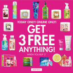 Bath & Body Works – Everything Buy 3, Get 3 FREE!