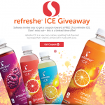 FREE refreshe ICE Sparkling Water Coupon