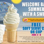 FREE Burger King Soft Serve Ice Cream