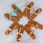 Cents Of Style Fashion Friday – 50% OFF Sandals + Metallic Scarf Just $2.99