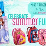Disney Store $1 Personalization On Backpacks & Beach Towels