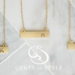 Cents Of Style Fashion Friday Sale – Custom Monogram Necklaces Just $11.95 Shipped
