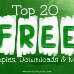 Top 20 Weekly Freebies Roundup