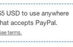 FREE $5 Paypal Credit