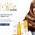 FREE Dove Pure Care Dry Oil Sample