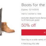 50% OFF Boots For The Entire Family (Today Only!)